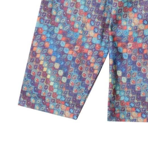 T4592SDSA男士长袖t恤2025新款轻奢痞帅男装简约撞色斜纹圆领长袖T恤 商品图4