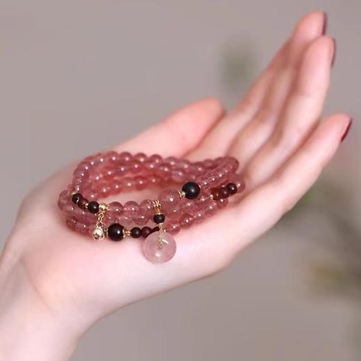 钻石豪门10000积分三圈草莓晶轻奢款手串 商品图5