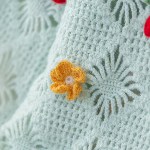 苏苏姐家樱果开衫手工diy编织钩针毛线团自制衣服材料包 商品图3