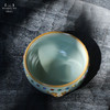 问鼎汝瓷鼎峰系列天青龙首七宝战鼓杯（描金） 商品缩略图2