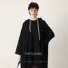 THESOONG静穆 人体力学纯棉极细四线钩针中长款连帽卫衣HXWY7288 商品缩略图2