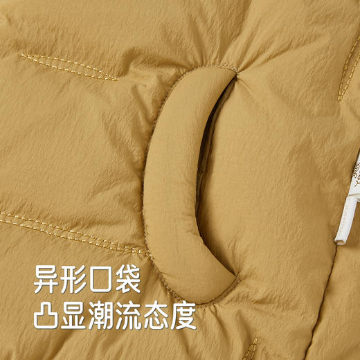 【商场同款】英氏儿童羽绒马甲男孩保暖秋冬休闲背心2025新款超韧绒 商品图3