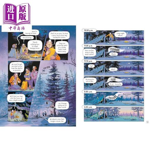 【中商原版】探险的24小时 野外求生 24 Hours in the Wilderness 英文原版 儿童科普绘本读物 探险故事 进口童书 7岁以上 商品图3