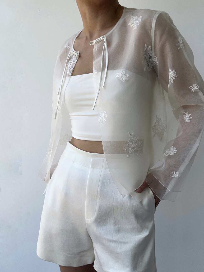 LCM｜Midnight Muse acetate shorts [ 西装短裤 ] 【定制尺码加收10%定制费】