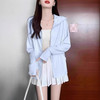 2024夏季冰丝防晒衣女外穿夏季纯色透气薄款宽松外套女 商品缩略图3