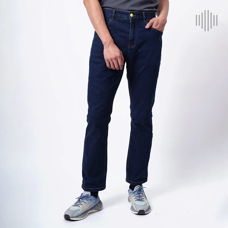单导原牛系列多袋牛仔裤直筒休闲速干透气亲肤微弹大容量直筒裤男