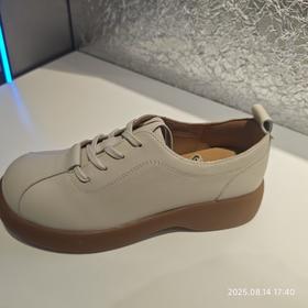 【云粉节】BF楼天美意圆头乐福鞋25秋新款系带软底牛津小皮鞋女CFT20CM5吊牌价859活动价539