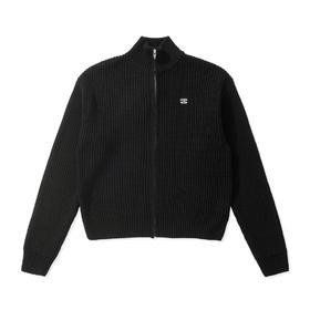 中性款刺绣混羊毛针织毛衣外套008