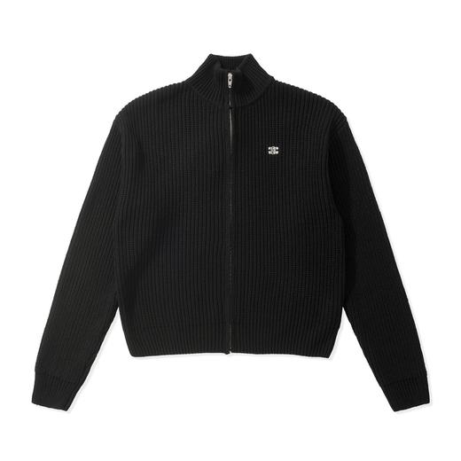 中性款刺绣混羊毛针织毛衣外套008 商品图0