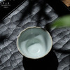 问鼎汝瓷鼎峰系列月白老款花口杯（蝶恋花） 商品缩略图3