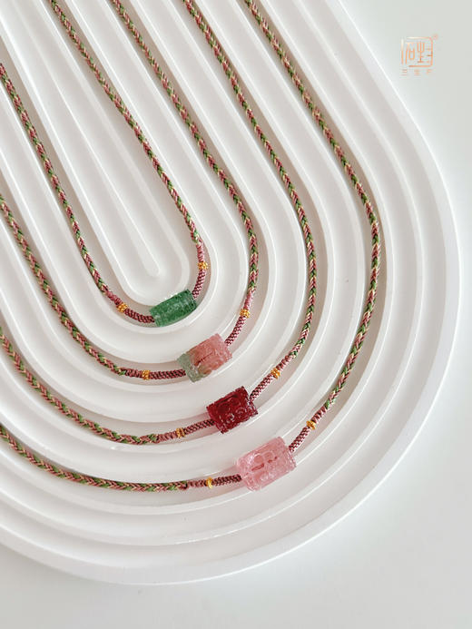 碧玺回纹路路通国风项链 商品图2