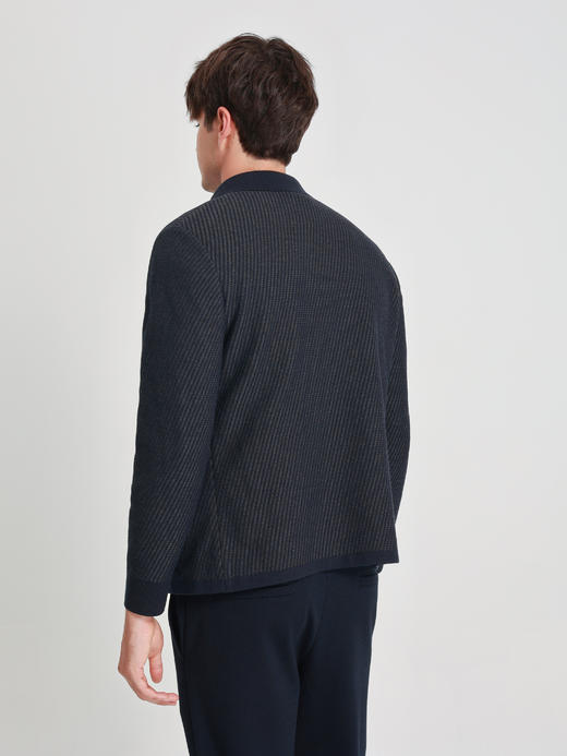 callisto星空蓝织艺系列经典翻领外套 商品图4