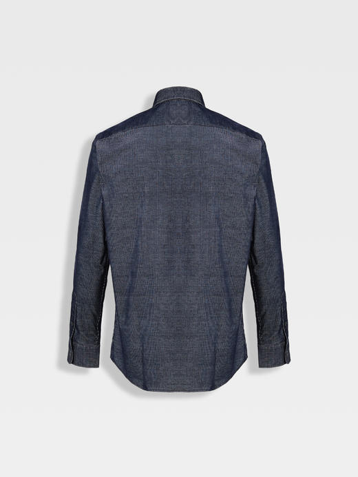 callisto星空蓝灯芯绒休闲衬衫 商品图1