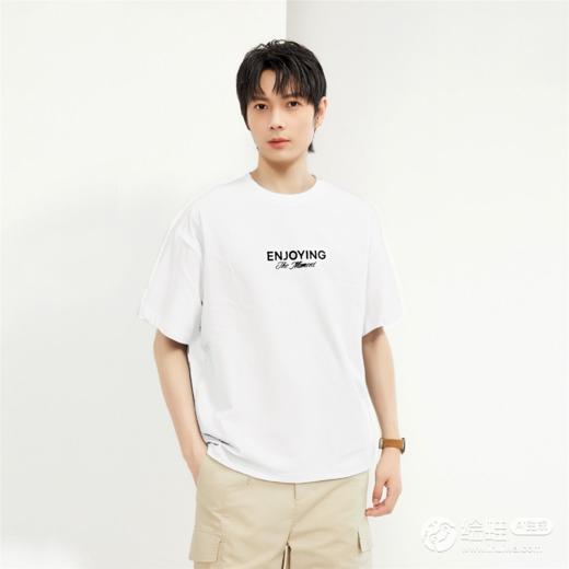 佐丹奴男装25年新款商场同款T恤01095228 商品图4