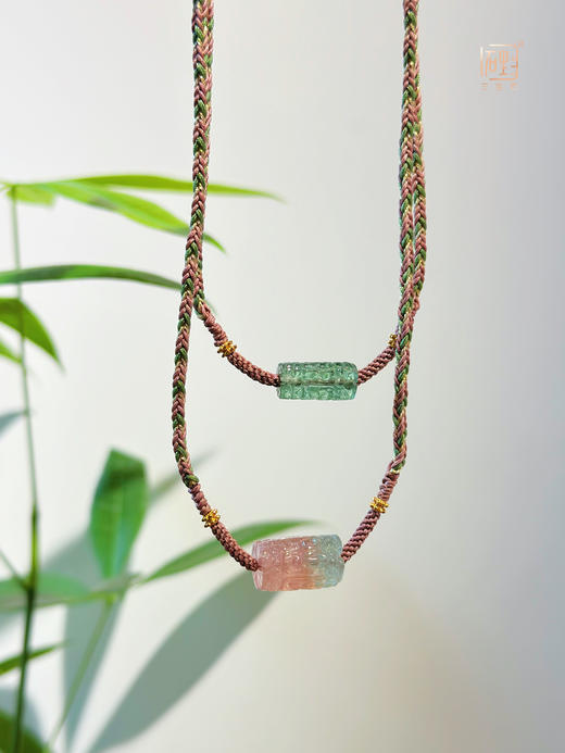 碧玺回纹路路通国风项链 商品图1