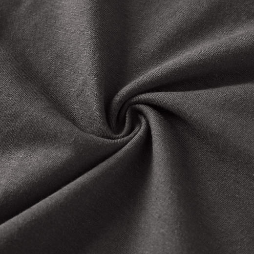 ROMI STUDIO大麻棉混纺复古灰轻薄宽松版圆领短袖T恤 RW25RSM0163 商品图3