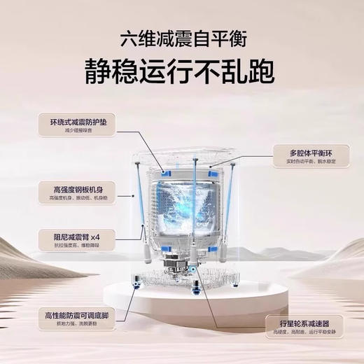 海尔XQB80-Z10D0家用8kg小型超净洗自动租房除螨波轮洗衣机 博卡灰8公斤 商品图2