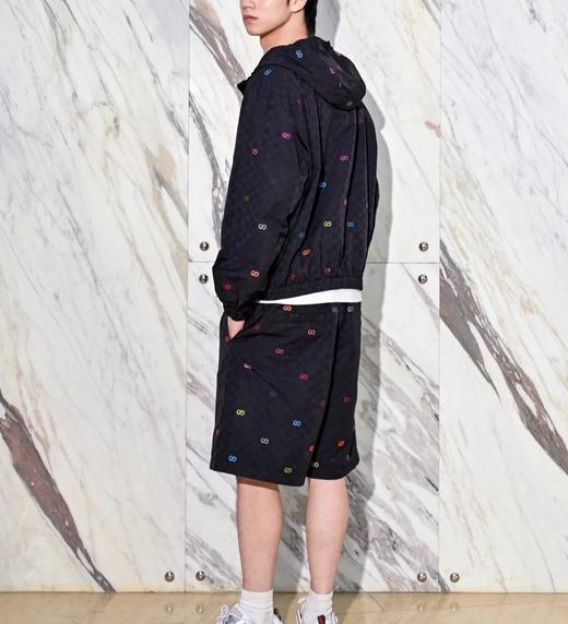 男款logo提花风衣连帽外套012 商品图3