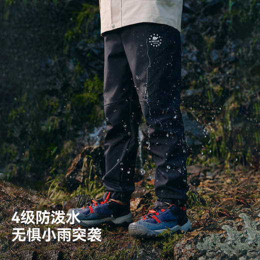 伯希和户外儿童软壳裤男童女童防风透气休闲长裤柔软亲肤运动裤子 商品图1
