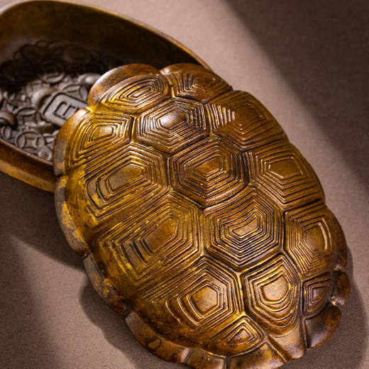 【预售】朱炳仁铜 “作品名：富甲一方”烟灰缸 收纳  商品图4