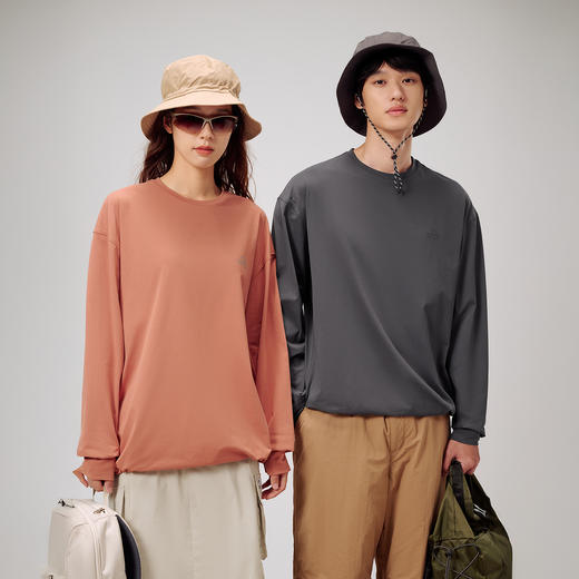 【山系】伯希和户外速干T恤女Polygiene抑菌TORAY男抗皱长袖衣 商品图4