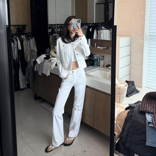 ROMI STUDIO“绅士优雅”棉质柔软微弹YKK拉链微喇牛仔裤RWCSXB2145 商品图2