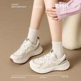 ZHR则则【厚底5CM】网面老爹鞋女春秋款百搭透气运动鞋女阿甘鞋女