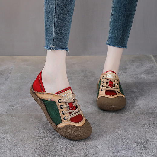 YR 2735复古拼色运动休闲鞋透气轻便单鞋 商品图1