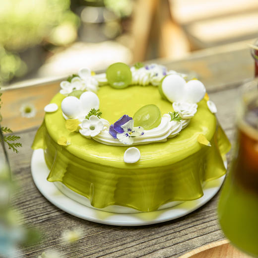 【青提苏打】青提茉莉椰子多层夹心生日蛋糕成都镜面蛋糕配送 商品图4