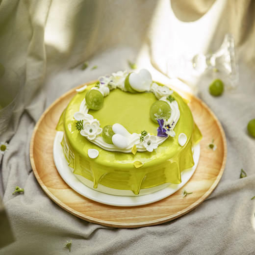 【青提苏打】青提茉莉椰子多层夹心生日蛋糕成都镜面蛋糕配送 商品图3