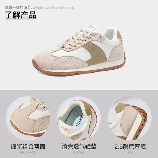 ZHR则则百搭休闲运动鞋2025年新款女鞋爆款阿甘鞋一脚蹬懒人板鞋 商品图3