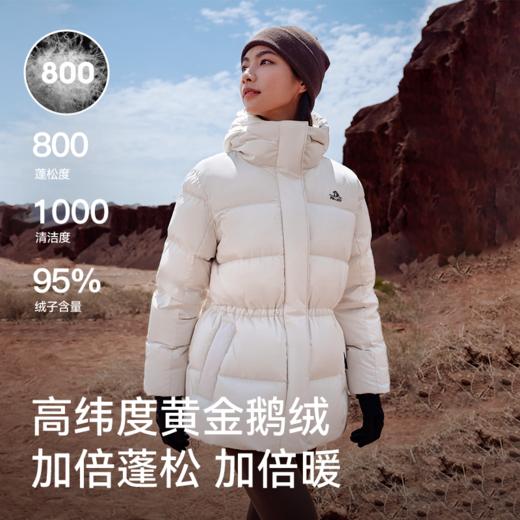 【800蓬鹅绒】伯希和户外羽绒服女2025新款保暖收腰修身防风外套 商品图1
