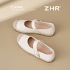ZHR则则编织单鞋洋气渔夫鞋2025新款珍珠饰扣一脚蹬ins魔术贴女鞋 商品缩略图0