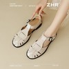 ZHR则则罗马凉鞋女2025新款春夏透气猪笼编织凉鞋包头镂空沙滩鞋 商品缩略图1
