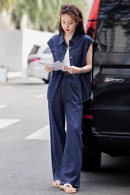 HAYES 水洗丹宁衬衫长裤牛仔套装 21107 商品图3