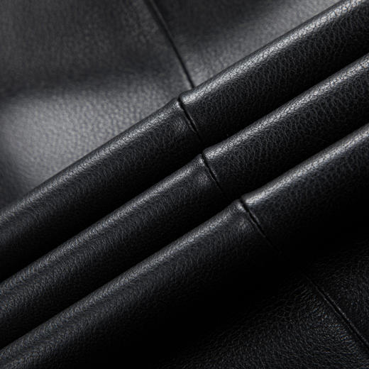 圣得西2025秋新款时尚休闲皮衣外套男商务行政轻奢翻领真皮外套 商品图13