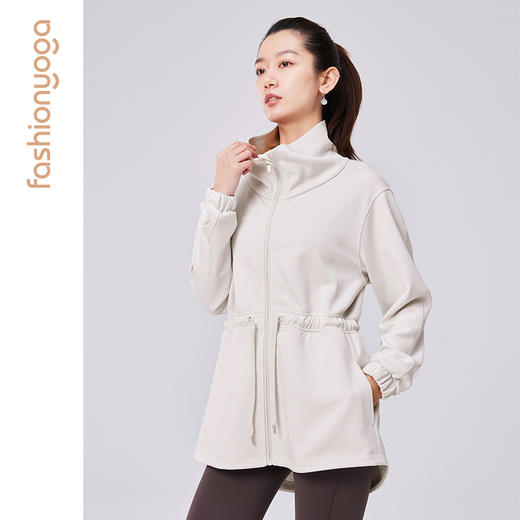 F14863休闲空气层中长外套 商品图14