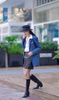 QG6698#复古港风牛仔外套 商品缩略图0