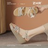 ZHR则则6.5CM坡跟凉鞋女水钻仙女风凉鞋女外出百搭气质高跟鞋夏季 商品缩略图3