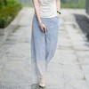 西子/高密绒感烧花镂空通勤时尚百搭直筒裤/KZBH1415 商品缩略图6