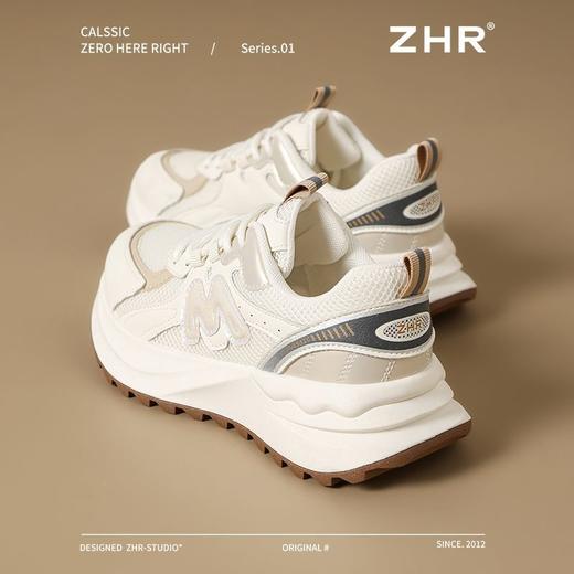 ZHR则则【厚底5CM】网面老爹鞋女春秋款百搭透气运动鞋女阿甘鞋女 商品图6
