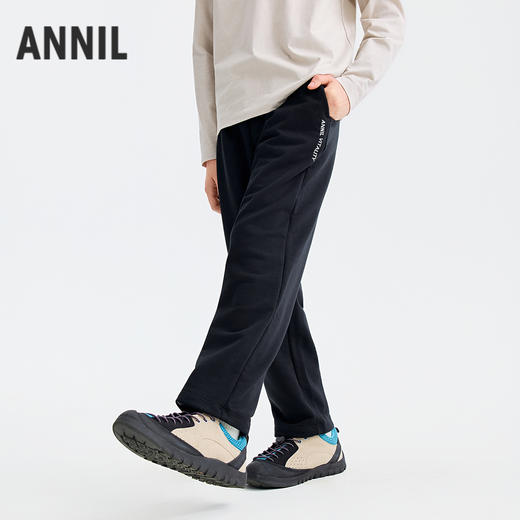 男女童全腰针织单裤秋季新款安奈儿童装小程序专享EM536543 商品图2