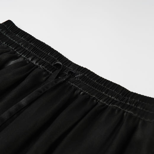 谜底桑蚕丝阔腿裤女士2025秋新款真丝顺滑亲肤宽松长裤25CMK5005 商品图3