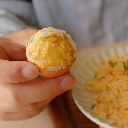 乡野人家【五香麻酱鸡蛋】熟食鸡蛋 正宗天津蓟县特产 零食卤蛋健康开袋即食中秋礼盒 咸鸭蛋烤鸭蛋咸蛋黄 商品图5