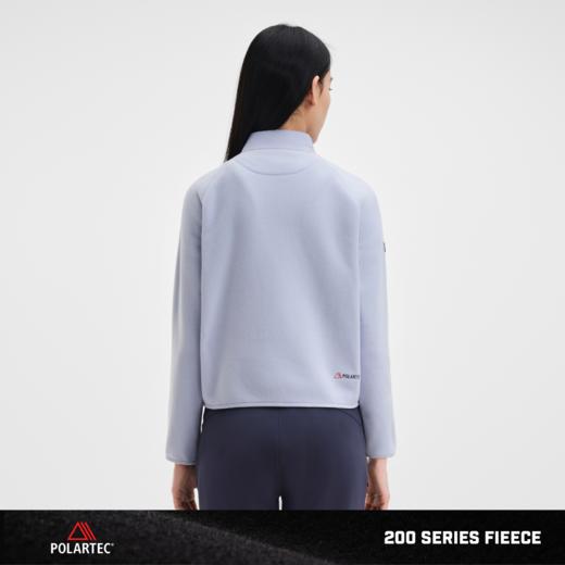 伯希和户外抓绒衣女Polartec200轻暖立领运动服时尚短款休闲外套 商品图4