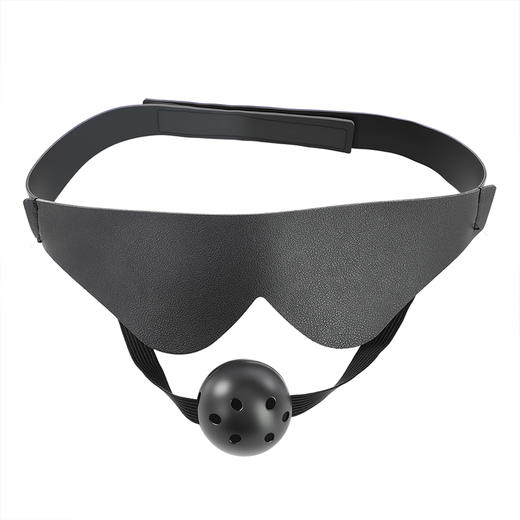 【情趣用品】谜姬 眼罩口球一体两用羞耻调情SM 商品图6