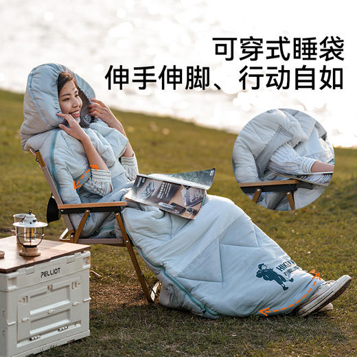 【HIKER】伯希和户外睡袋冬季露营羽绒棉成人四季通用办公室被子 商品图3