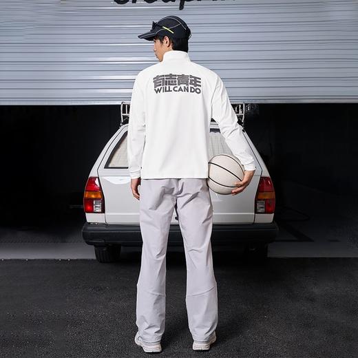 有志者UZIS美式休闲运动长袖男篮球跑步健身上衣训练宽松T恤火种 商品图9