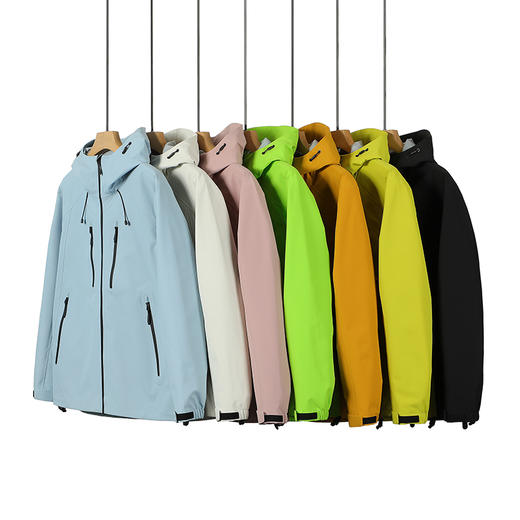 LUCKY DEER/幸运鹿情侣款户外旅行全热封封防大雨级别单冲锋衣 商品图5