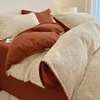 全棉秋冬磨毛四件套贝壳边加厚保暖纯棉被套床单床上用品G119100115 商品缩略图2